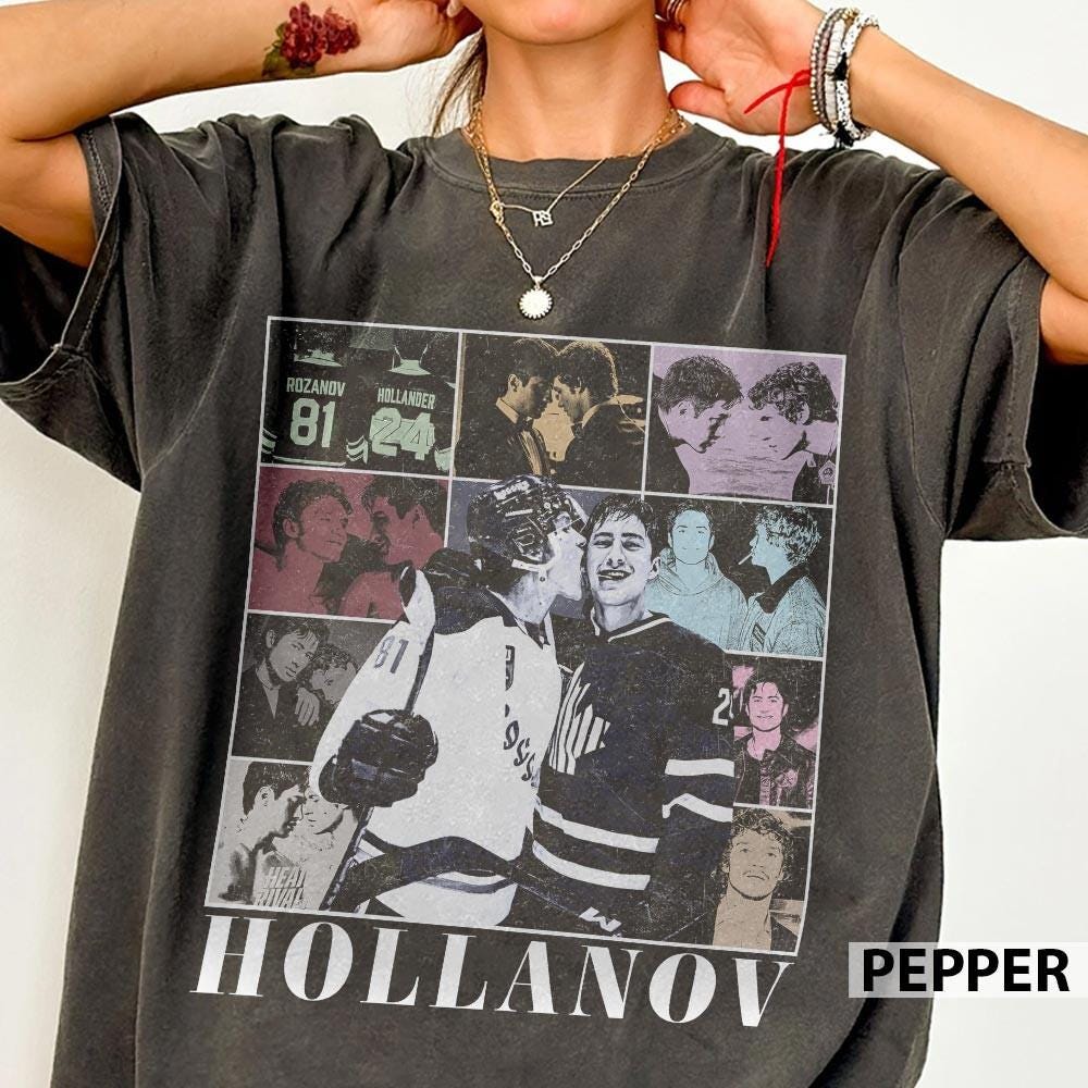 Vintage Hockey Romance Graphic T-Shirt – Retro Hudson x product image 2