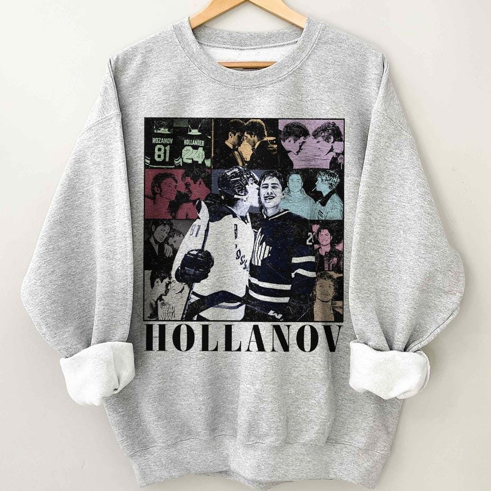 Vintage Hockey Romance Graphic T-Shirt – Retro Hudson x product image 3