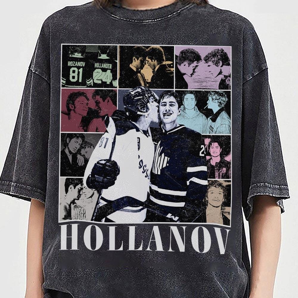 Vintage Hockey Romance Graphic T-Shirt – Retro Hudson x product image 4
