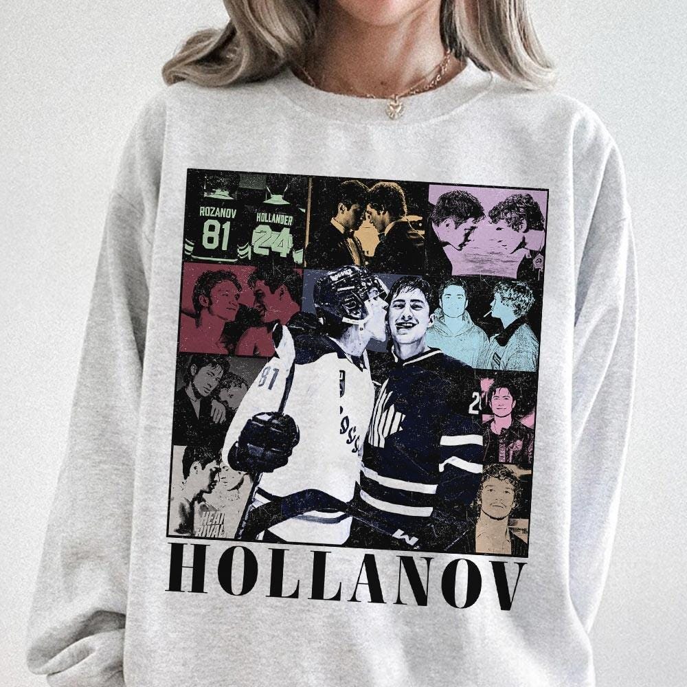 Vintage Hockey Romance Graphic T-Shirt – Retro Hudson x product image 5