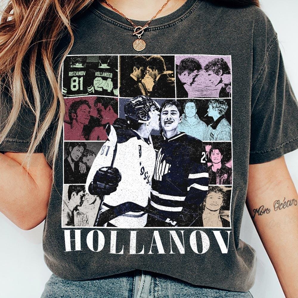 Vintage Hockey Romance Graphic T-Shirt – Retro Hudson x product image 7
