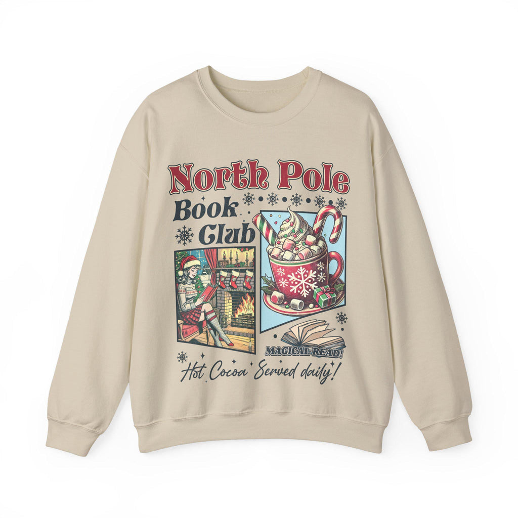 Vintage Look Christmas Sweatshirt 90s North Pole Graphic product image 7