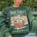Vintage Main Street Sleigh Rides Christmas T-Shirt – Mickey product image 1