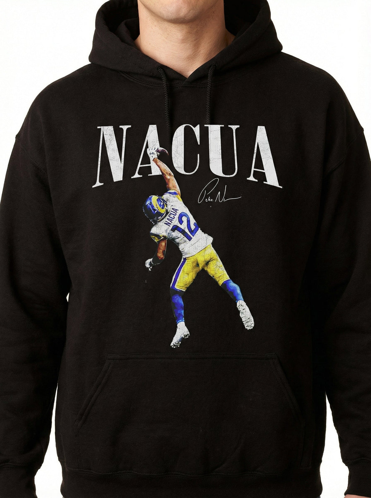 Vintage Nacua 90s Football Graphic T-Shirt – Retro Game Day product image 3
