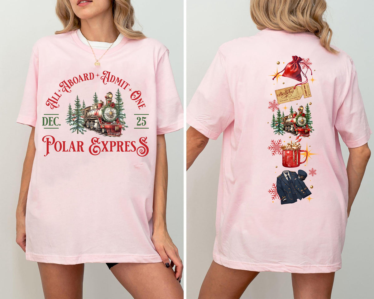 Vintage Polar Express Sweatshirt Retro Christmas Movie product image 8