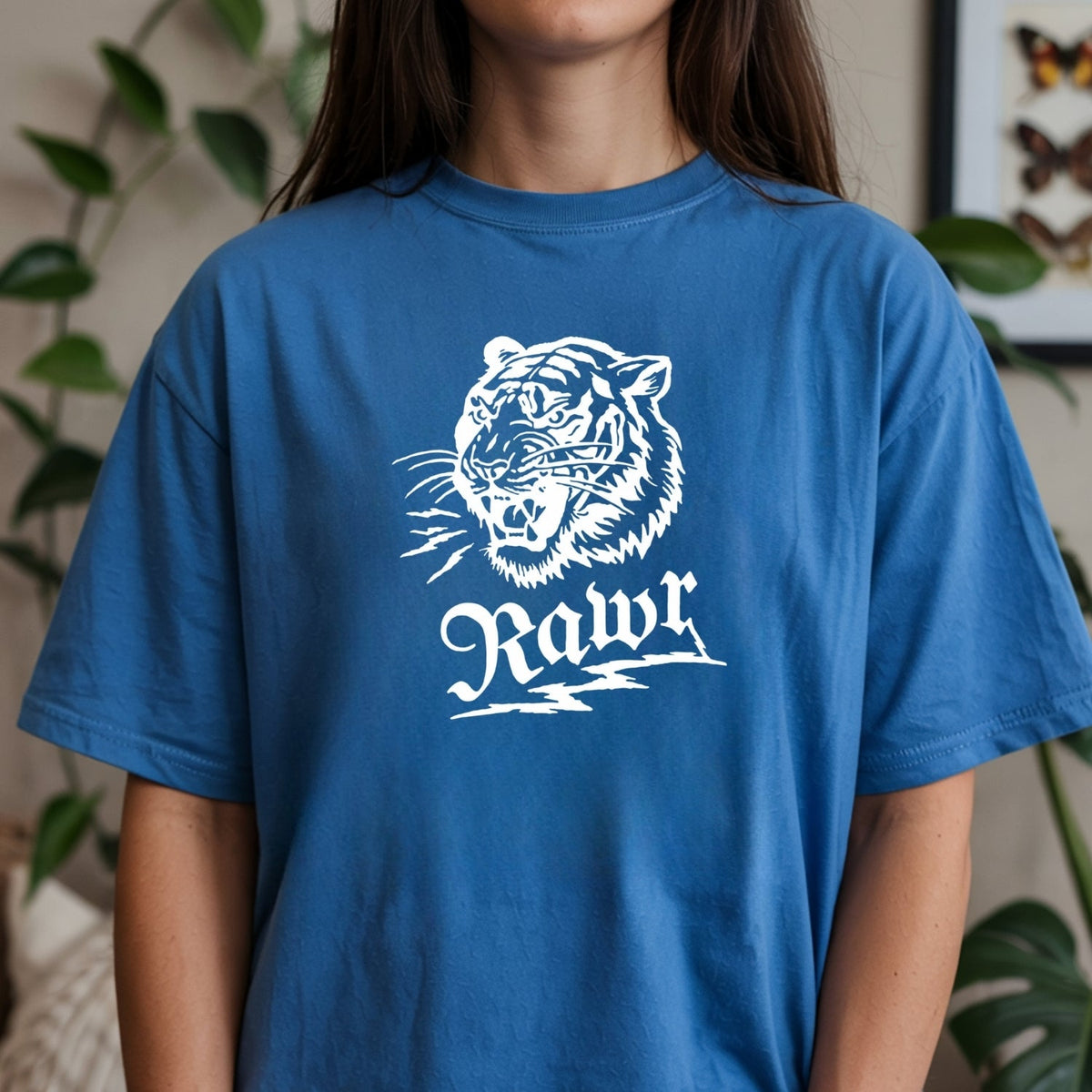 Vintage Rawr Roaring Tiger T-Shirt - Retro 90s Grunge Wild product image 11