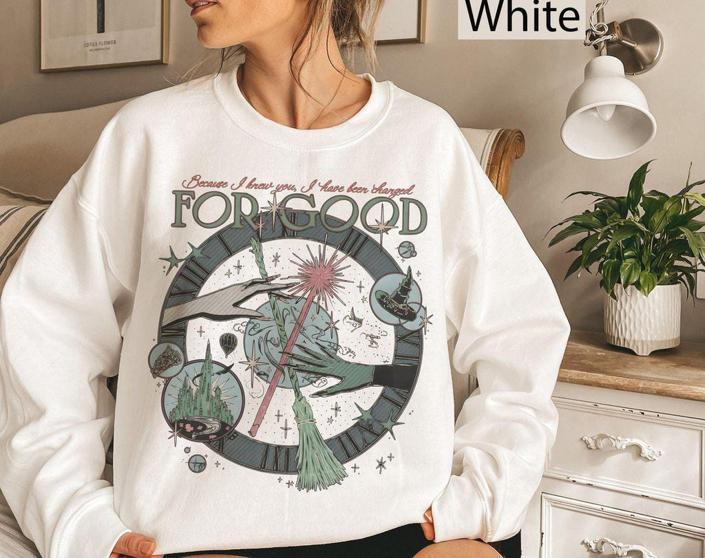 Vintage Wicked Inspired Sweatshirt – Changed for Good Quote product image 9