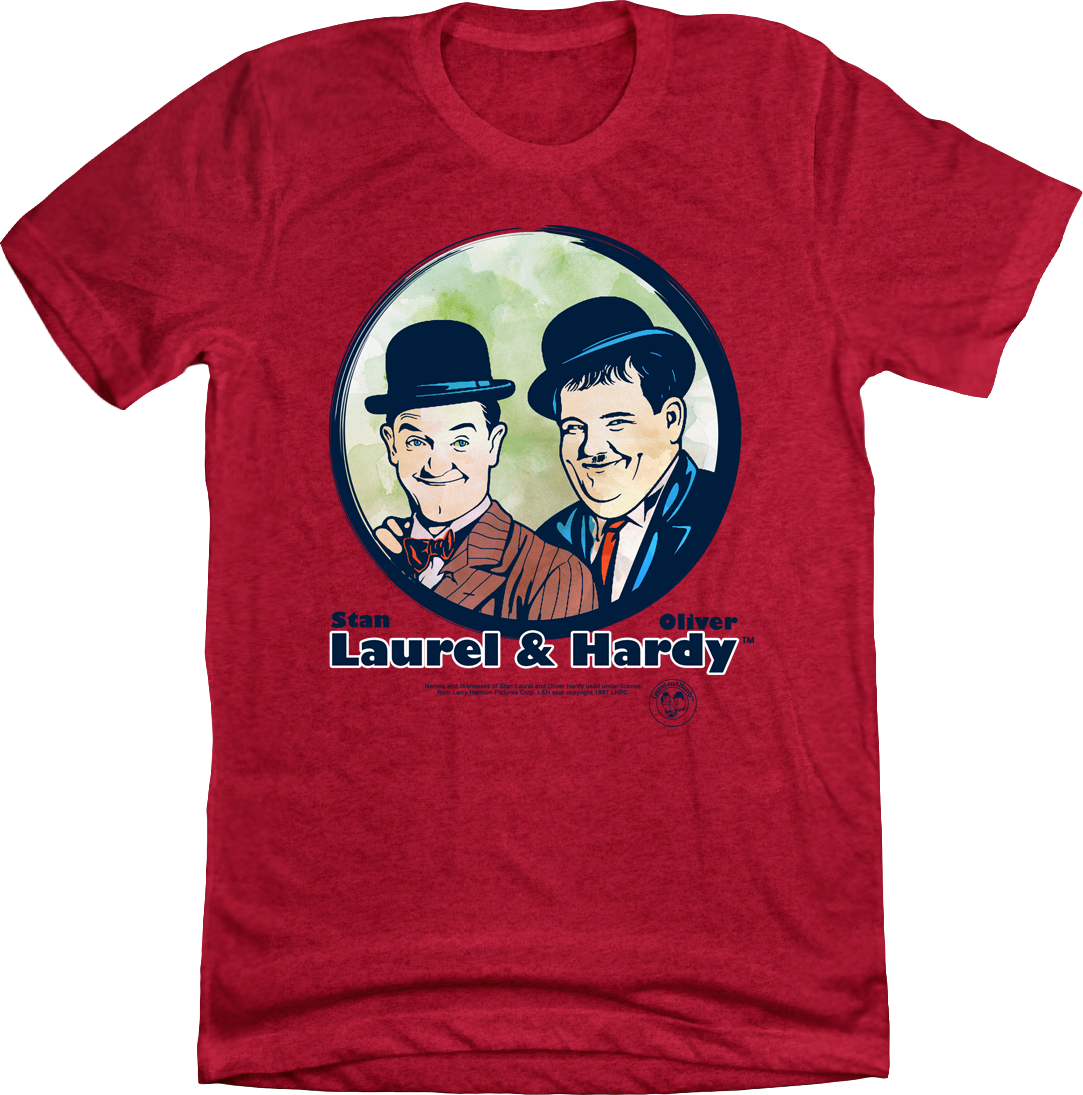 Laurel & Hardy Watercolor Portrait product image 1