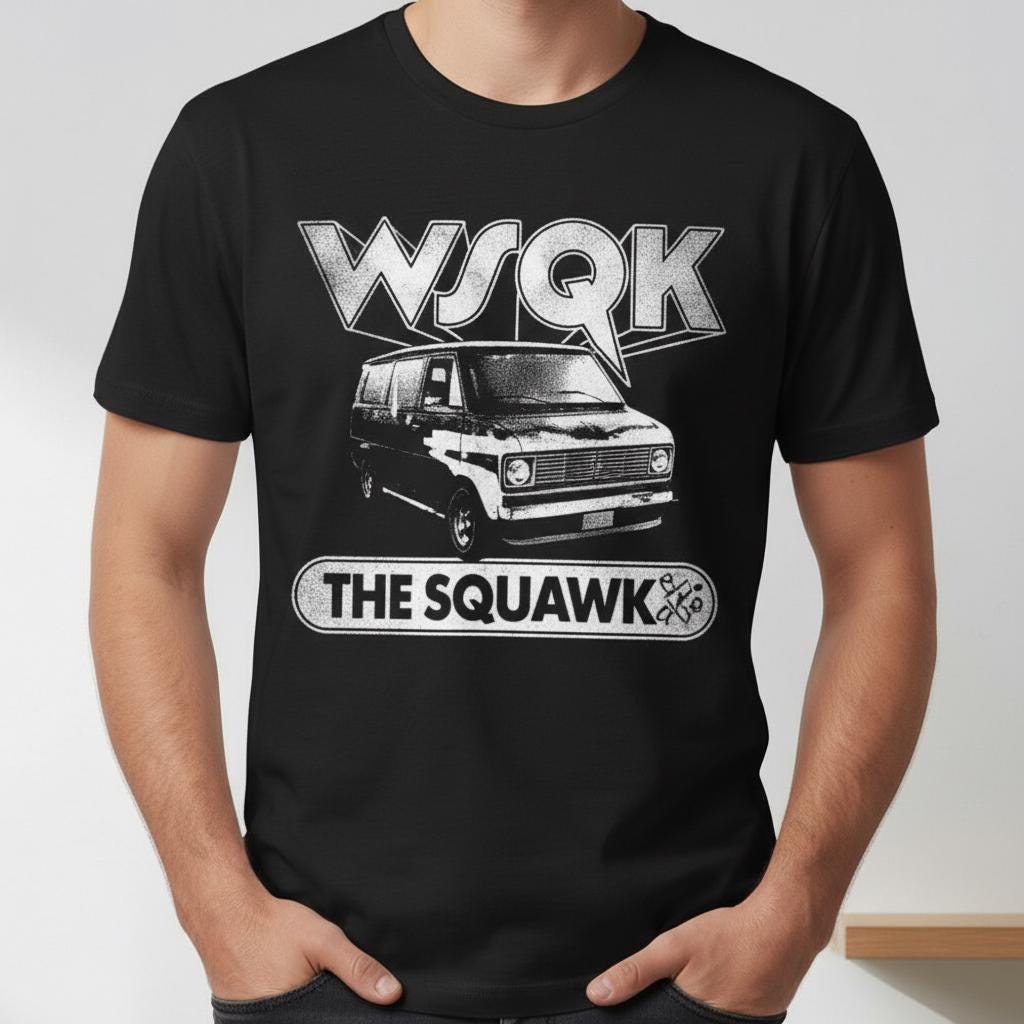 WSQK The Squawk Vintage Graphic Tee - Classic Sci-Fi product image 2