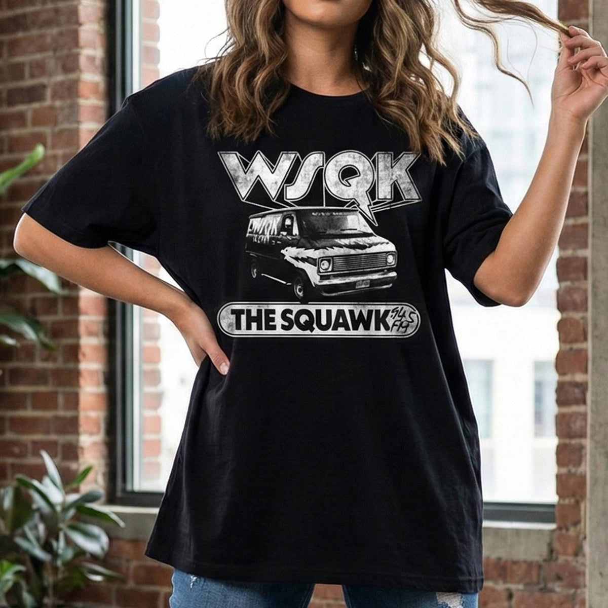 WSQK The Squawk Vintage Graphic Tee - Classic Sci-Fi product image 3
