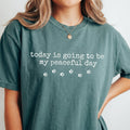 Walk for Peace Graphic T-Shirt – Walking Monks & Cute Dog product image 1