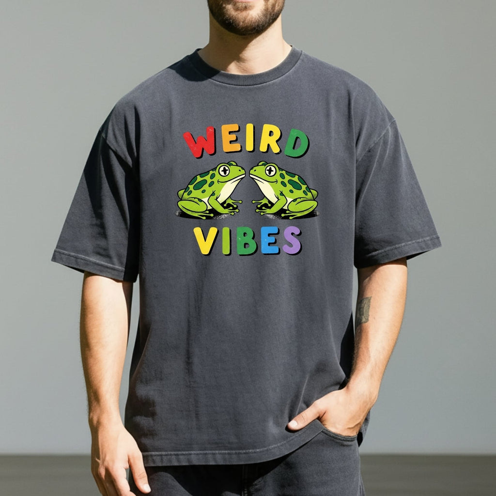 Weird Vibes Frog T-Shirt - Cute Retro Toad Graphic Tee product image 5