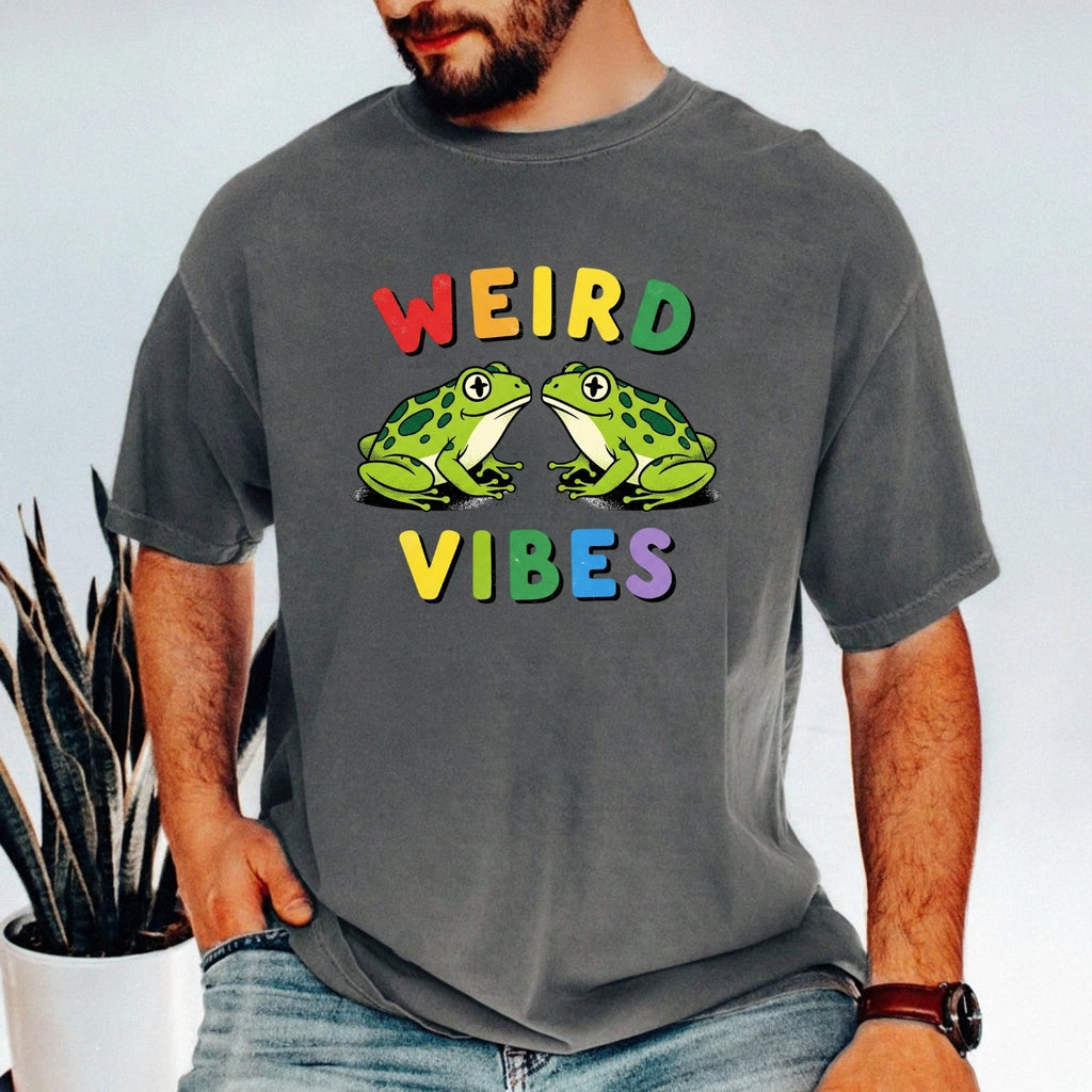 Weird Vibes Frog T-Shirt - Cute Retro Toad Graphic Tee product image 11