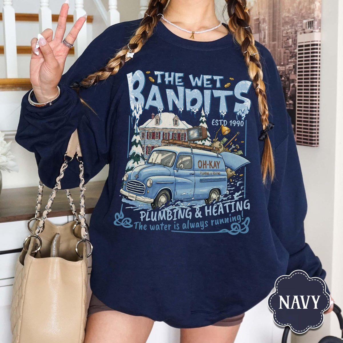 Wet Bandits Sweatshirt – Funny Home Alone–Inspired product image 2