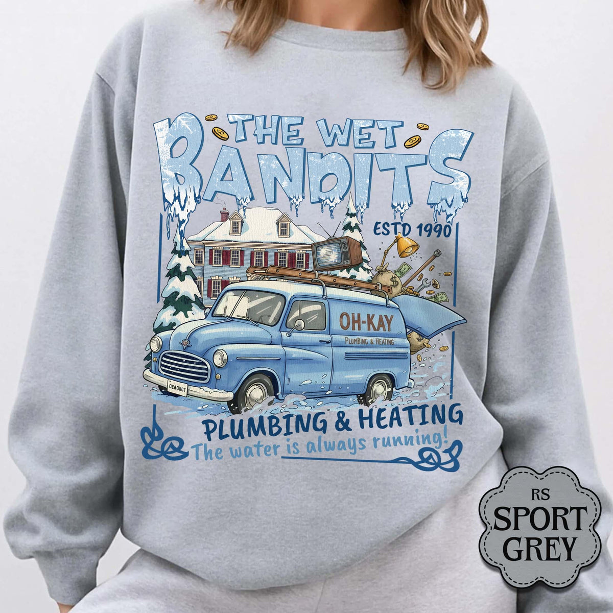 Wet Bandits Sweatshirt – Funny Home Alone–Inspired product image 3
