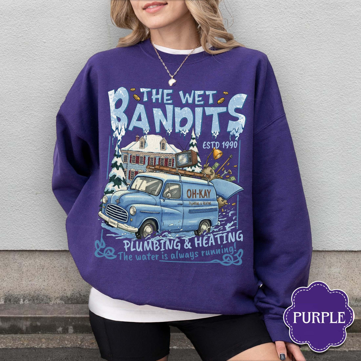 Wet Bandits Sweatshirt – Funny Home Alone–Inspired product image 11