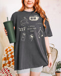 Wishbone Lucky Charm Graphic T-Shirt – Aesthetic Collage Tee product image 1