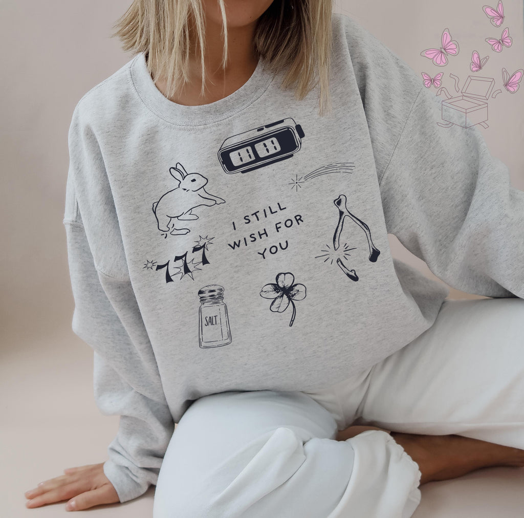 Wishbone Lucky Charm Graphic T-Shirt – Aesthetic Collage Tee product image 3