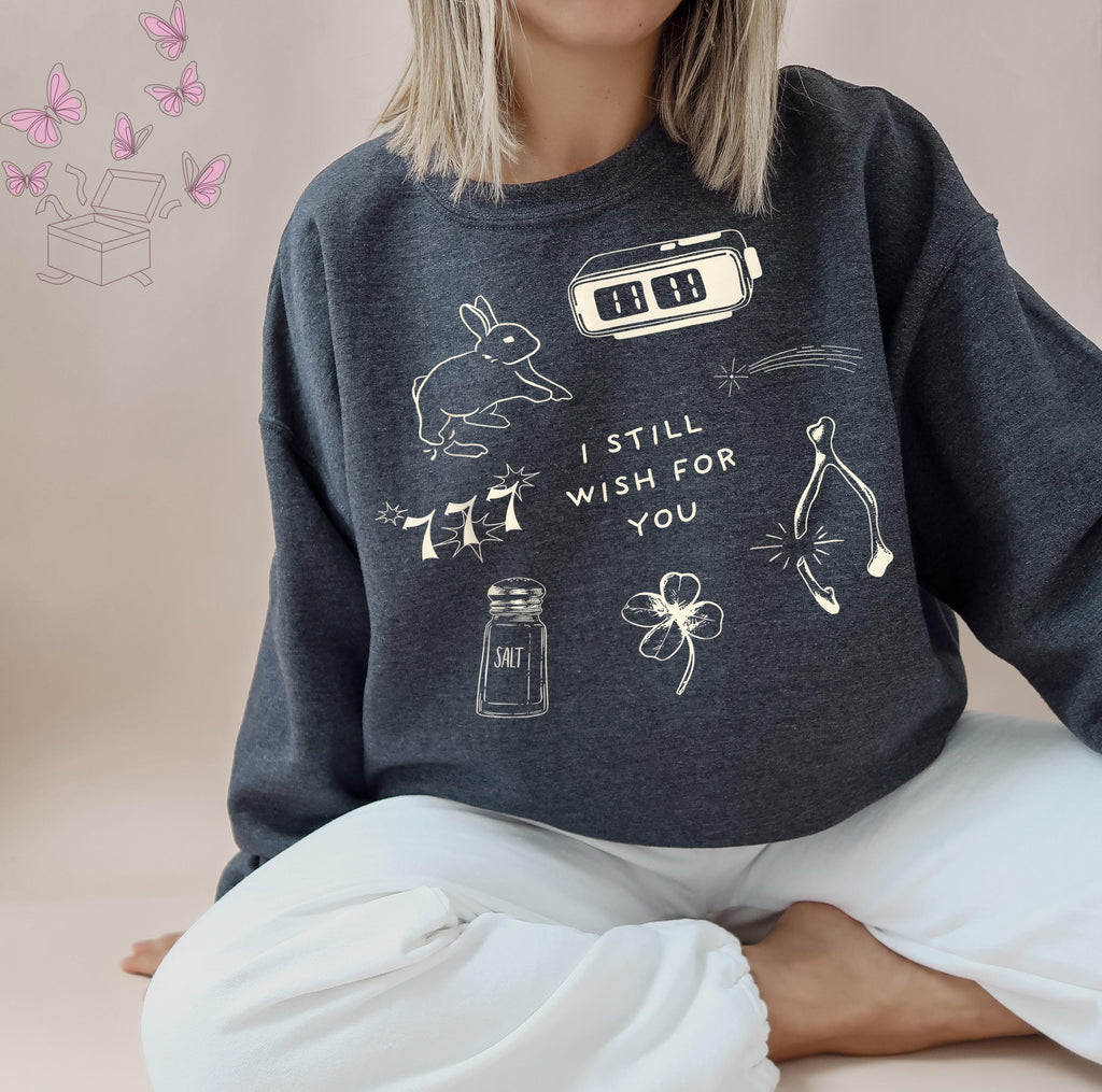 Wishbone Lucky Charm Graphic T-Shirt – Aesthetic Collage Tee product image 4