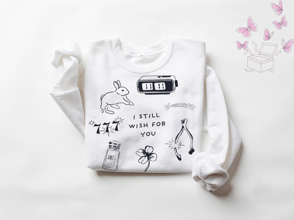 Wishbone Lucky Charm Graphic T-Shirt – Aesthetic Collage Tee product image 5