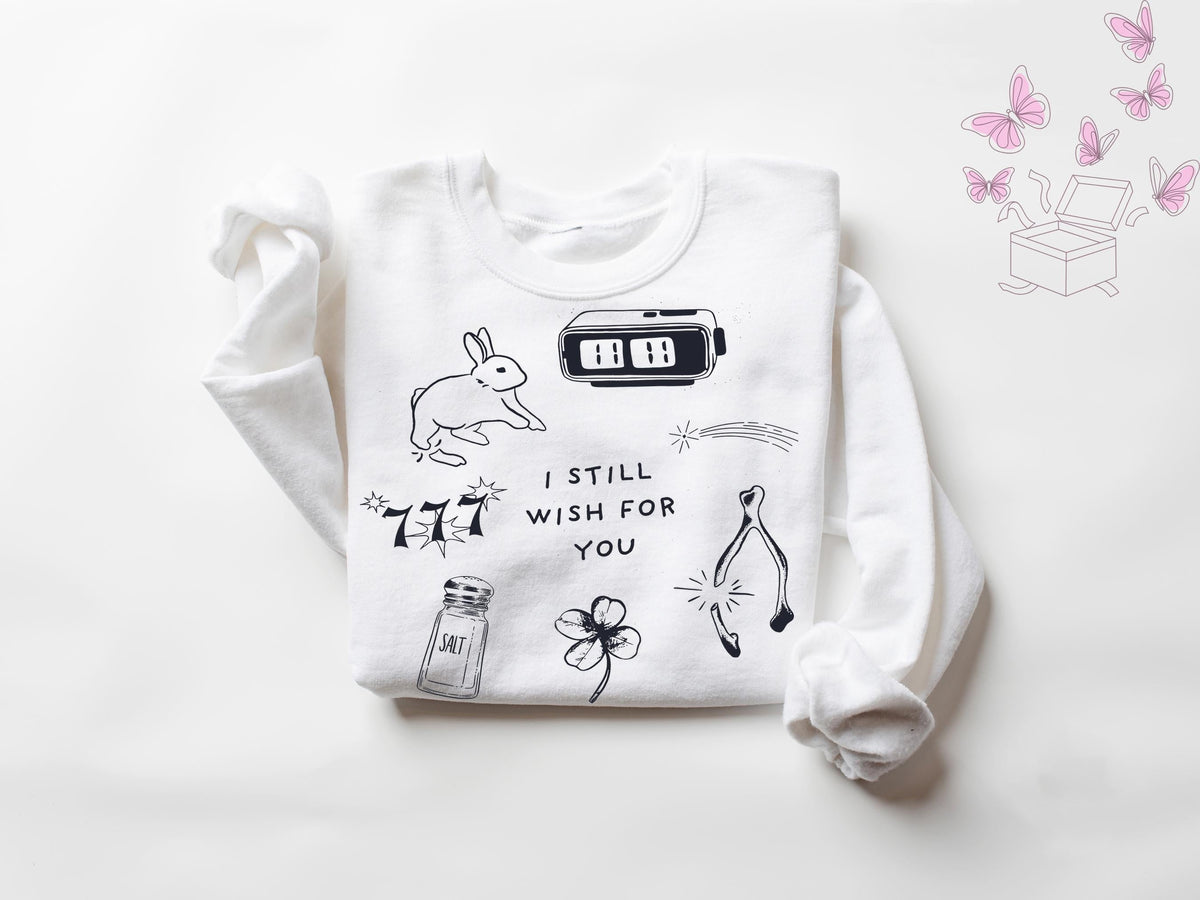 Wishbone Lucky Charm Graphic T-Shirt – Aesthetic Collage Tee product image 5
