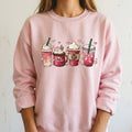 Women’s Valentine’s Day Sweatshirt – Coffee Love Graphic product image 1