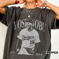 Yoshinobu Baseball MVP Vintage T-Shirt – Retro Player Tee product image 1