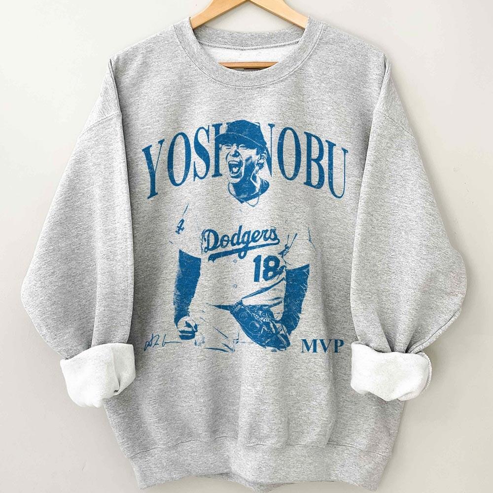 Yoshinobu Baseball MVP Vintage T-Shirt – Retro Player Tee product image 2
