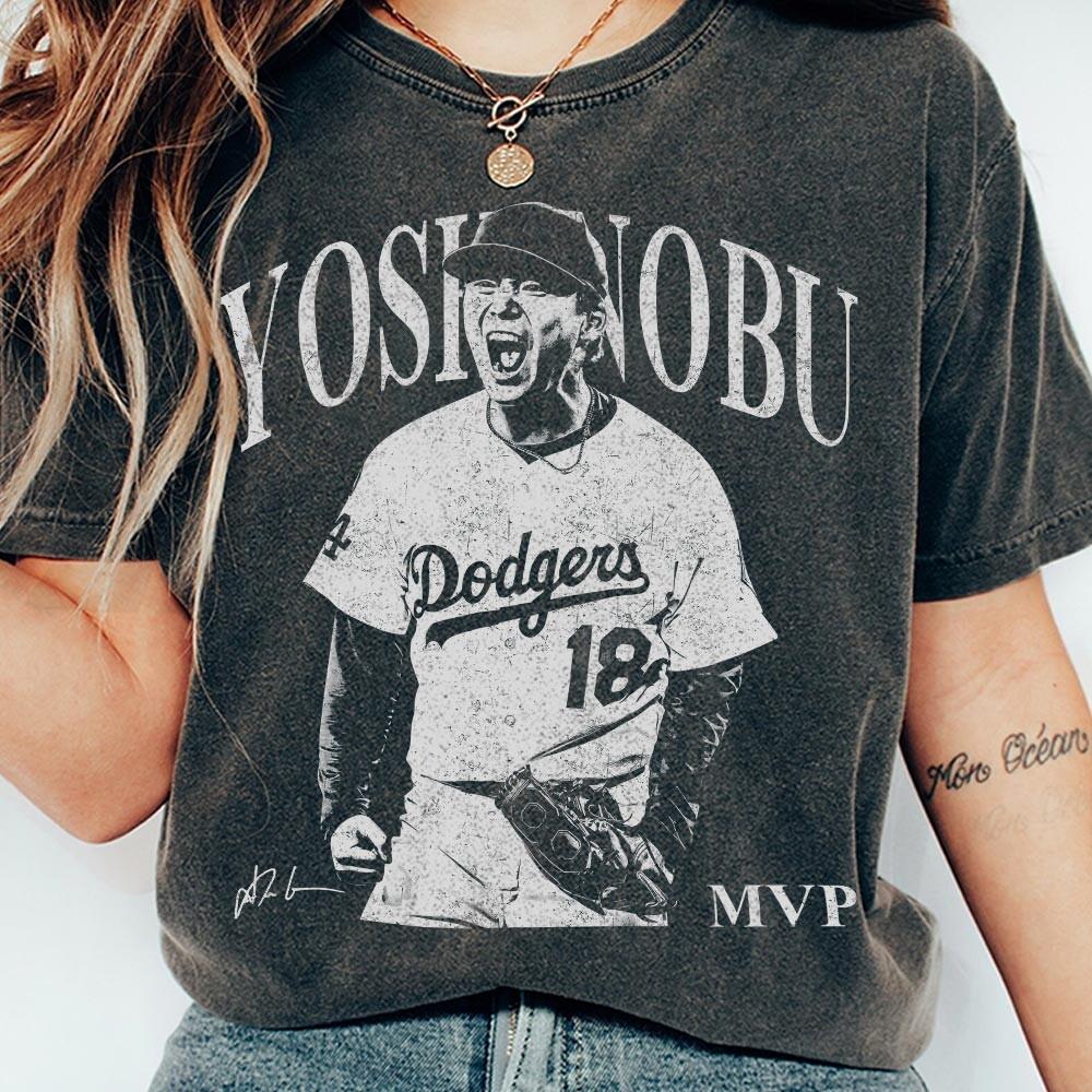 Yoshinobu Baseball MVP Vintage T-Shirt – Retro Player Tee product image 4