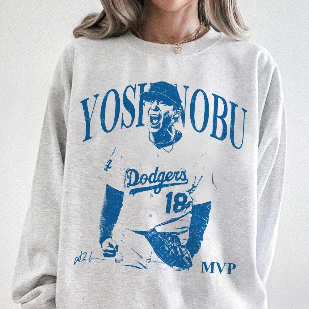 Yoshinobu Baseball MVP Vintage T-Shirt – Retro Player Tee product image 5