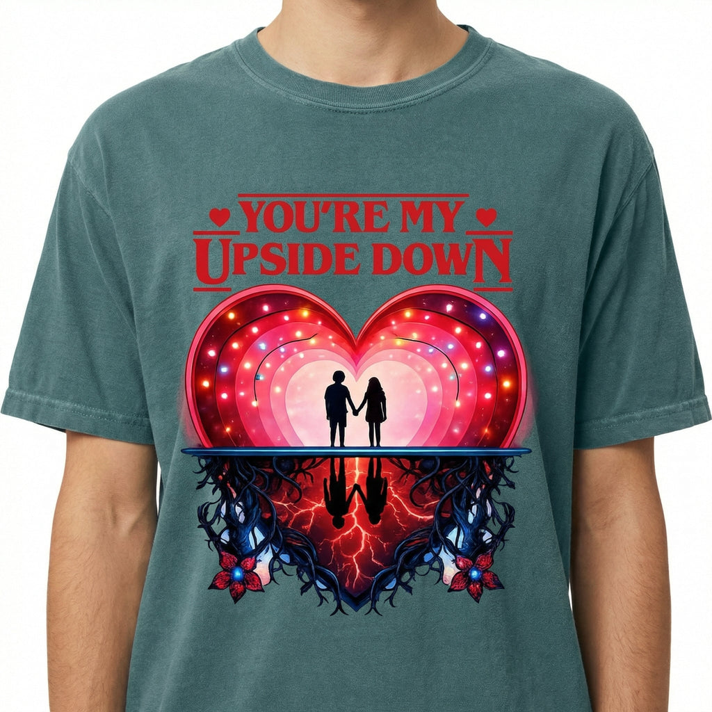 You Are My Upside Down Valentine T-Shirt – Retro 80s Love product image 4