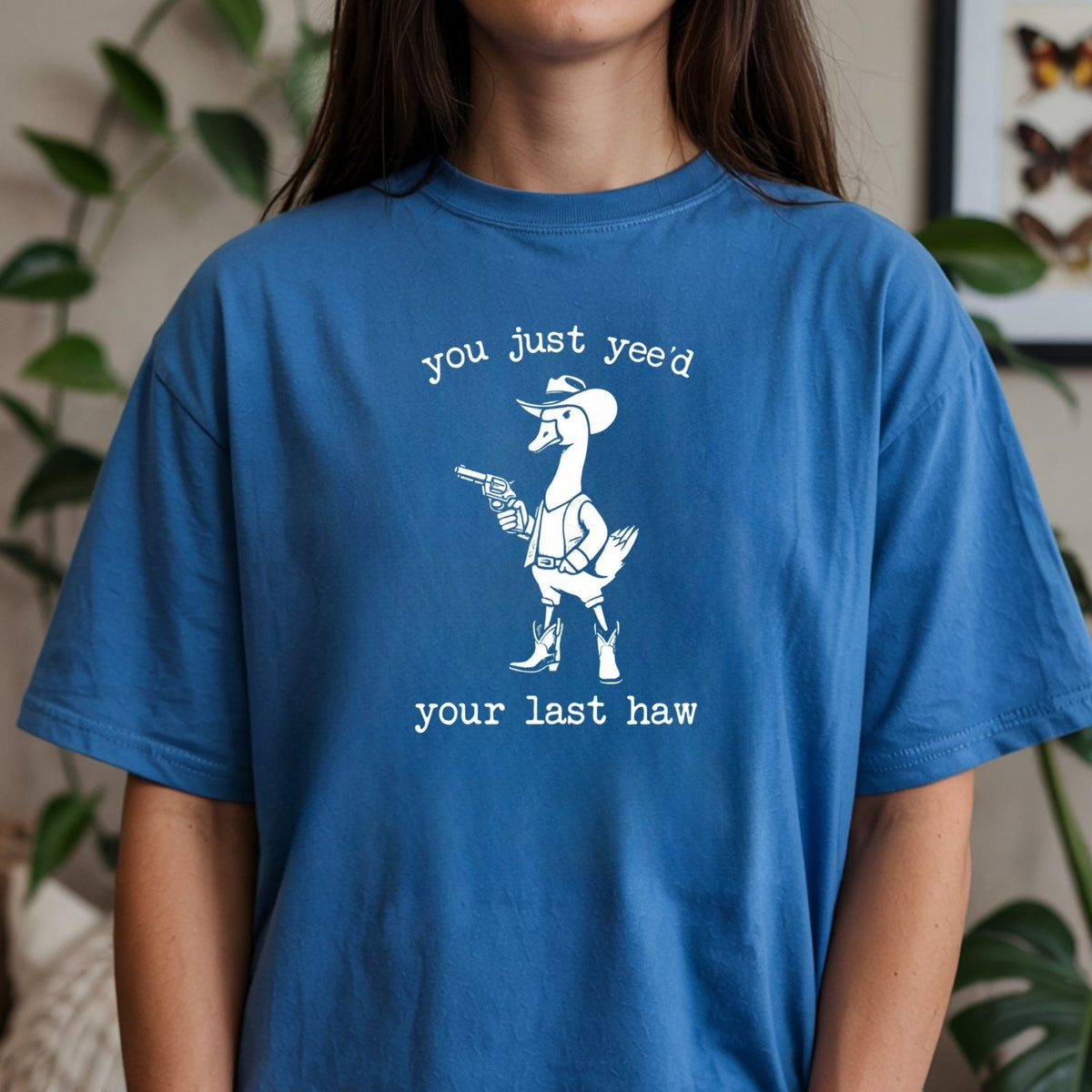 You Just Yee’d Your Last Haw T-Shirt - Funny Cowboy Duck product image 9