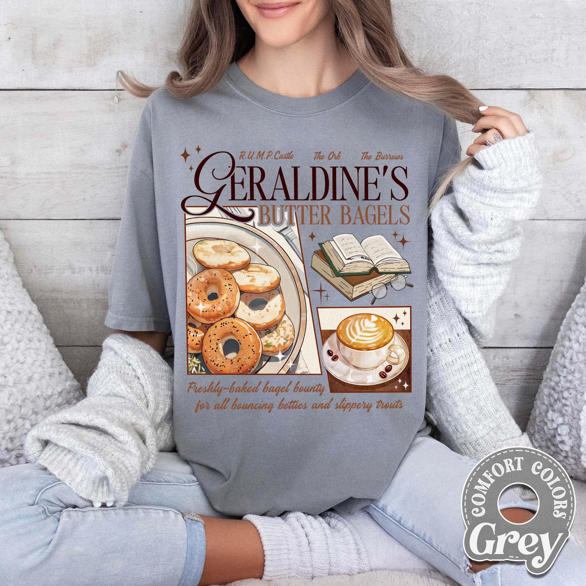 Geraldines Buttery Bagels Shirt – Zodiac Academy–Inspired product image 6