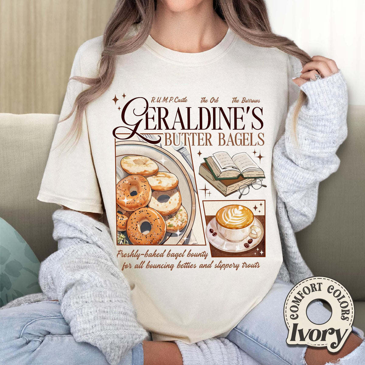Geraldines Buttery Bagels Shirt – Zodiac Academy–Inspired product image 2