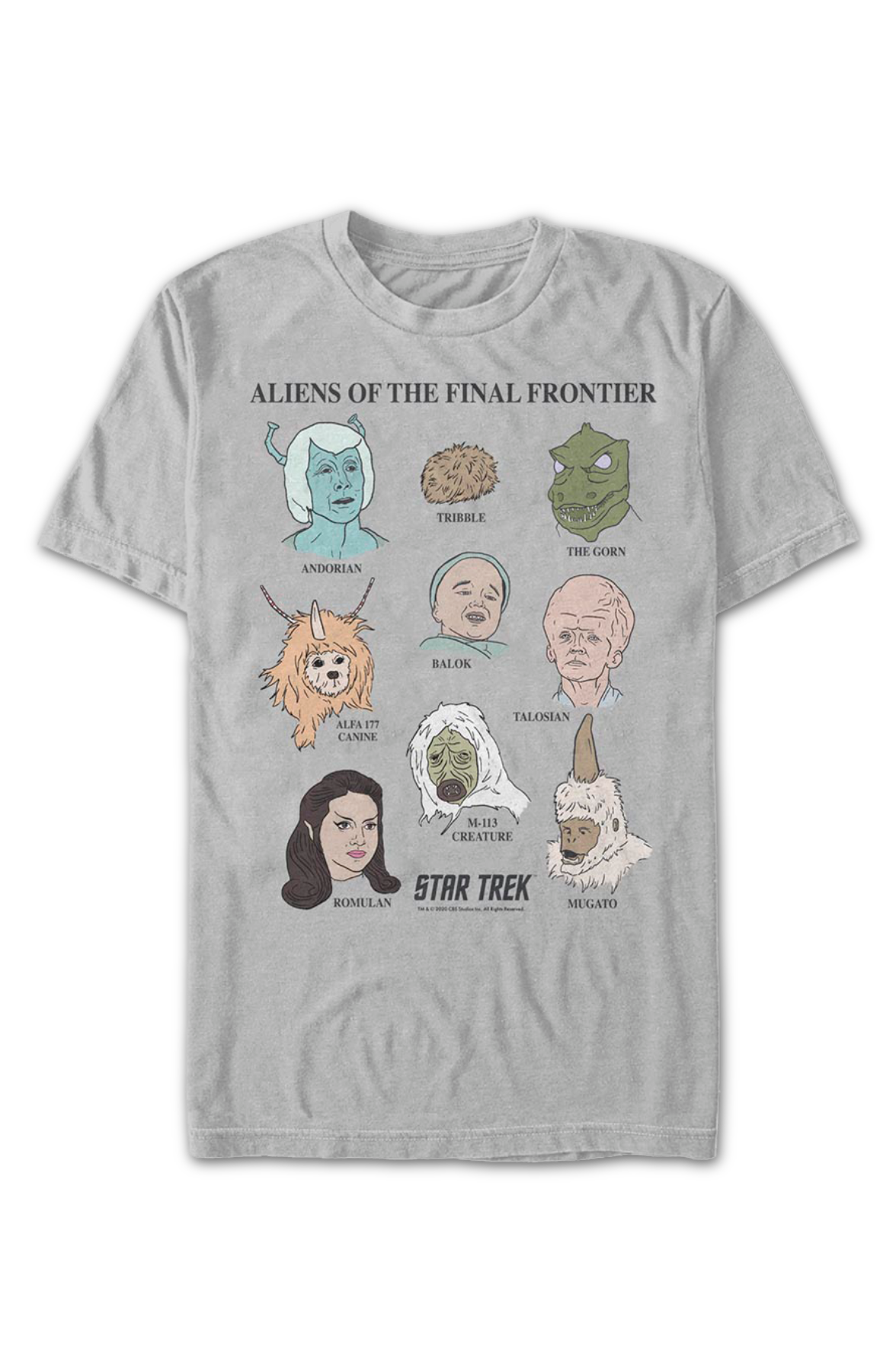 Aliens Of The Final Frontier Star Trek T-Shirt product image 2