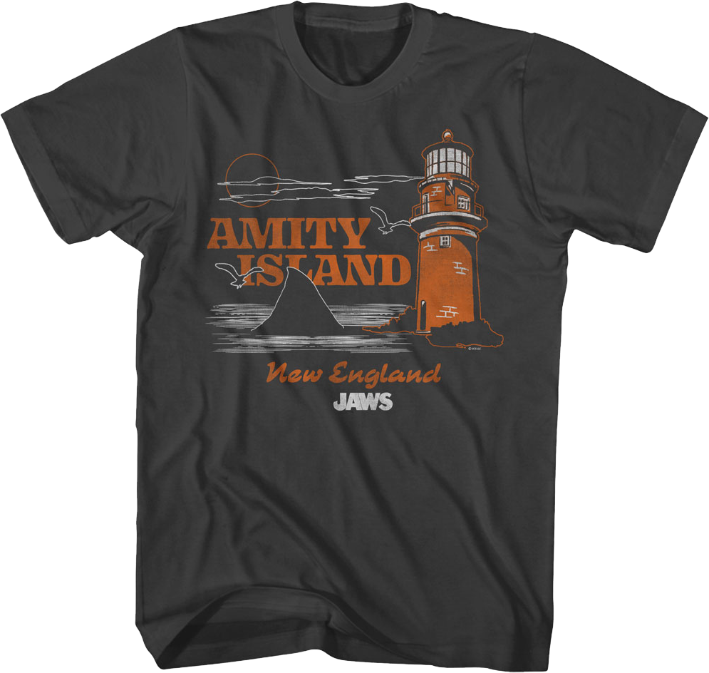 Amity Island Lighthouse Jaws T-Shirt product image 1