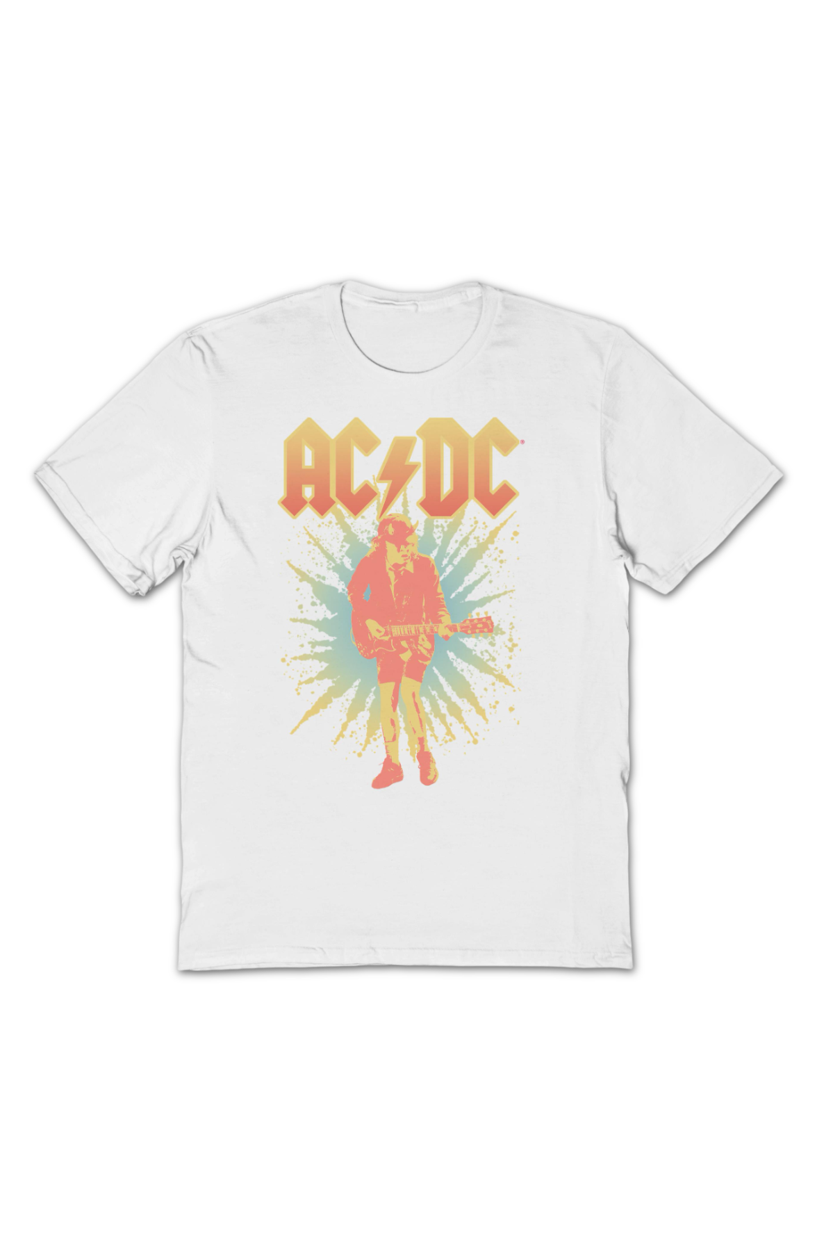 Angus Young Burst Photo ACDC T-Shirt product image 2