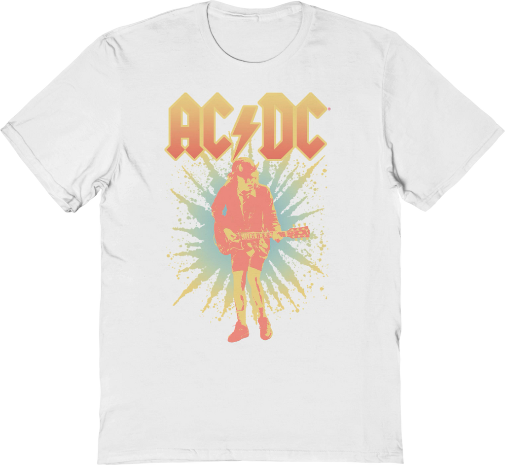 Angus Young Burst Photo ACDC T-Shirt product image 1