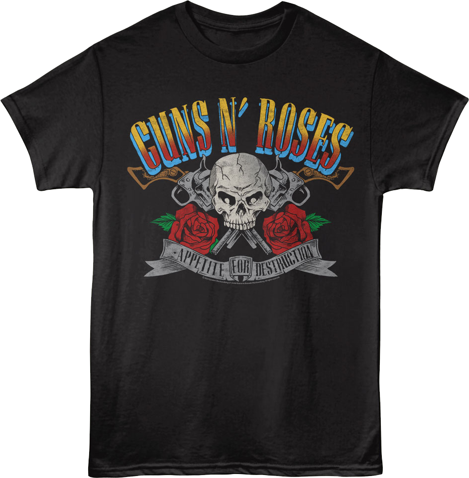Appetite For Destruction Banner Guns N' Roses T-Shirt product image 1