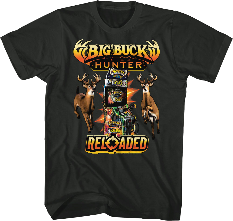 Arcade Cabinet Big Buck Hunter Reloaded T-Shirt product image 1