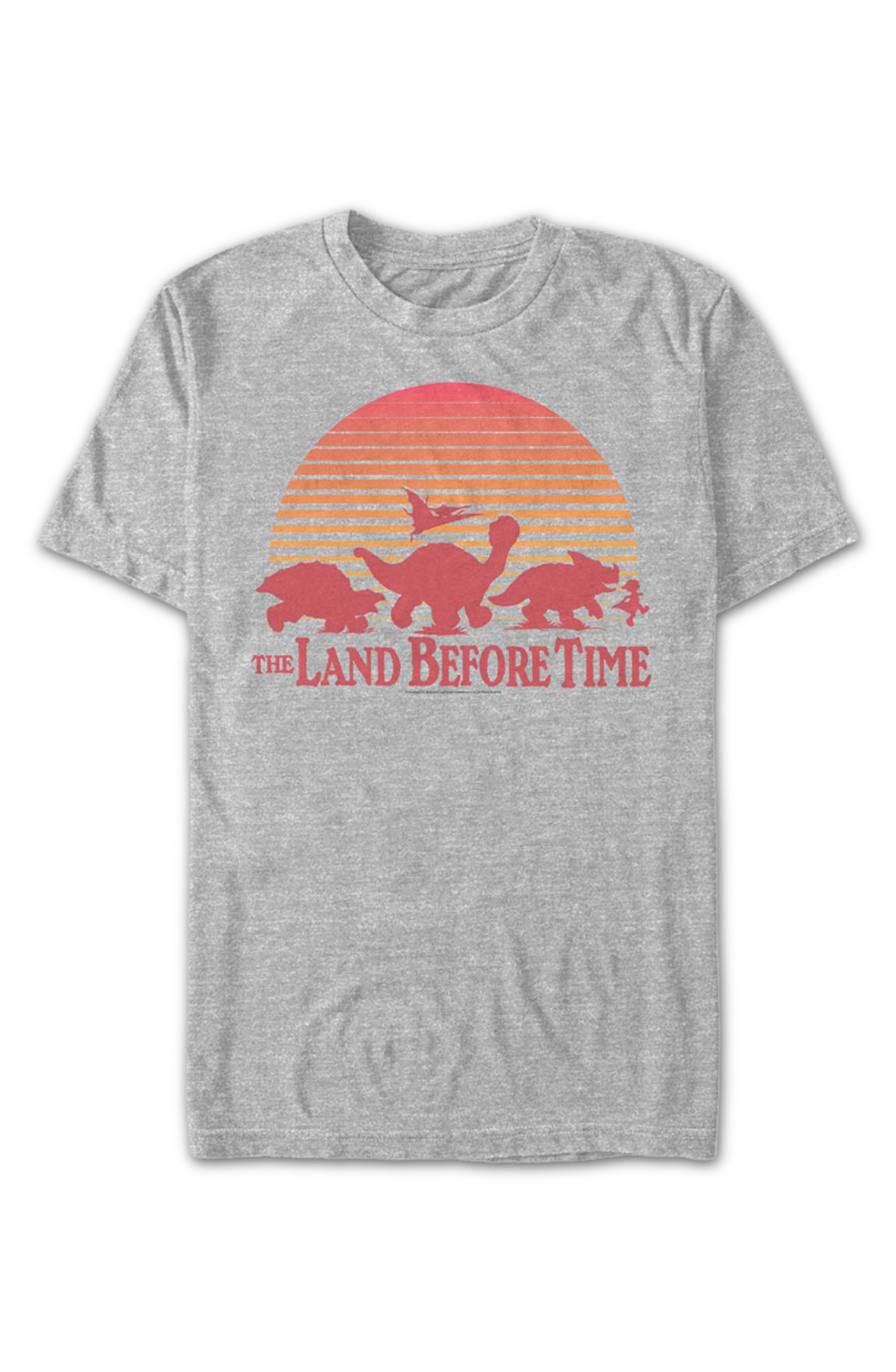 Vintage Sunset Silhouette Land Before Time T-Shirt product image 2