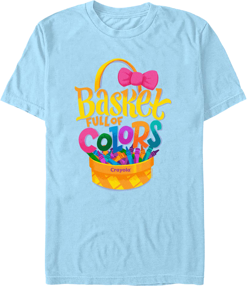 Basket Full Of Colors Crayola T-Shirt product image 1