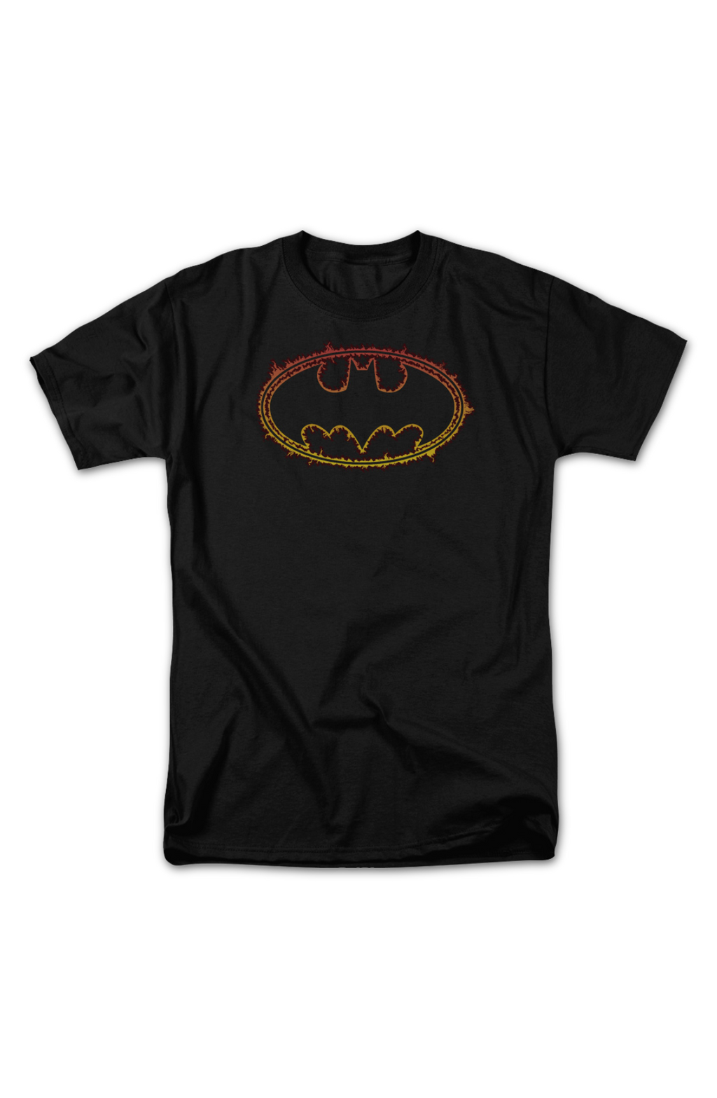 Batman Logo On Fire DC Comics T-Shirt product image 2