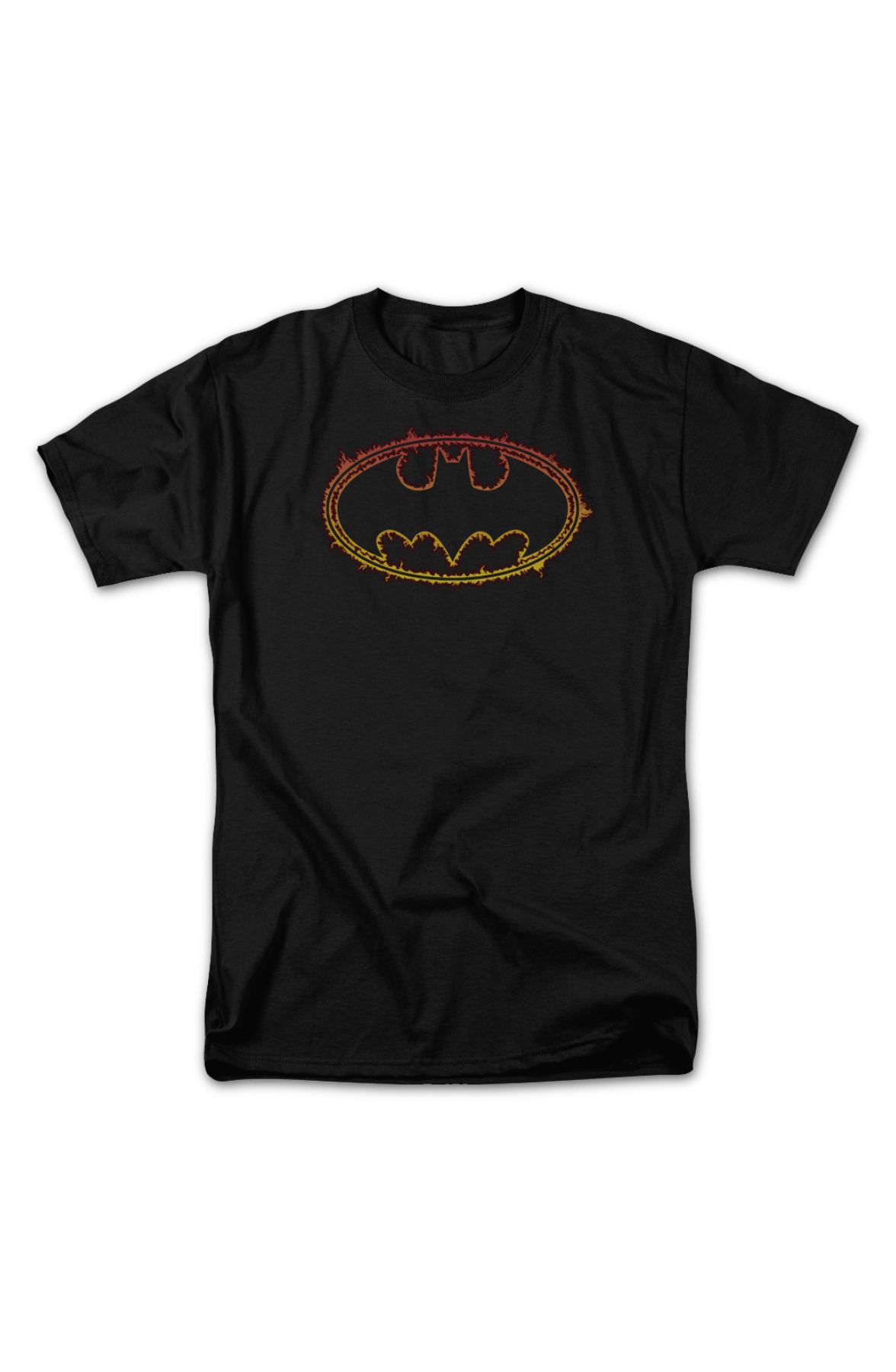 Batman Logo On Fire DC Comics T-Shirt product image 2