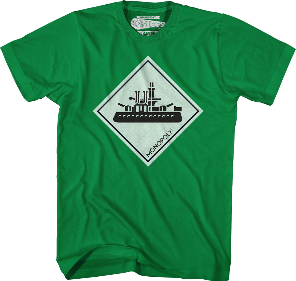 Battleship Monopoly T-Shirt product image 5