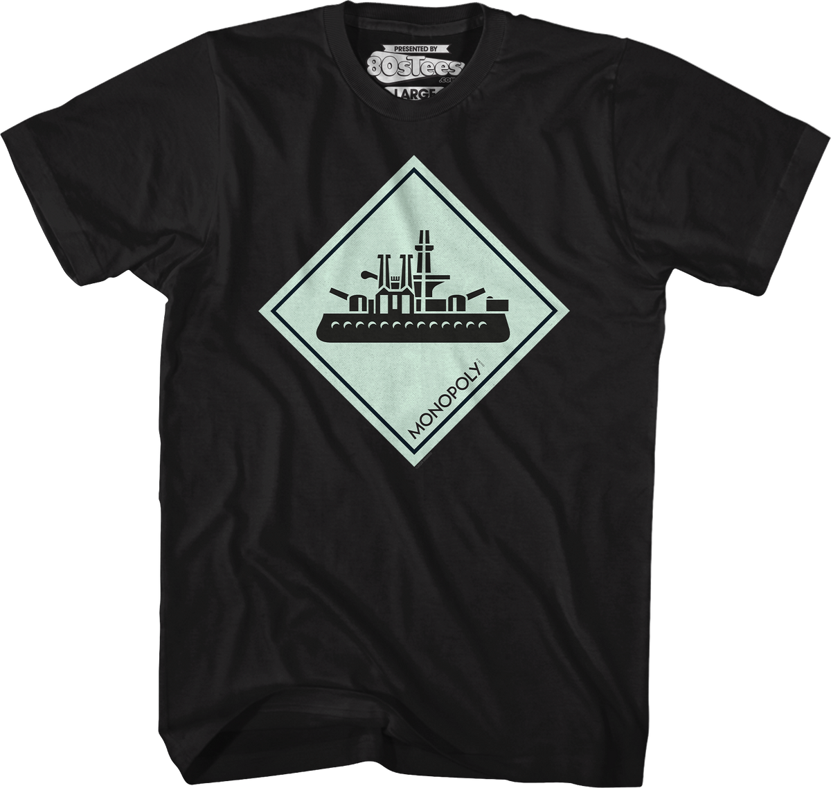 Battleship Monopoly T-Shirt product image 1