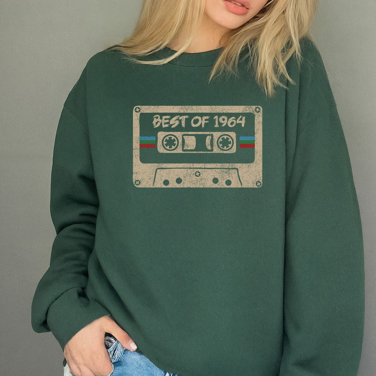 Best Of 1964 Birthday T-Shirt - Vintage Retro Cassette product image 7