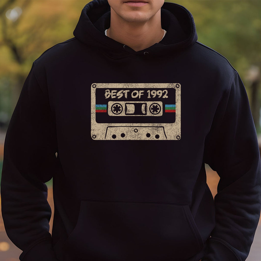 Best Of 1992 Birthday T-Shirt - Vintage Retro Cassette product image 8
