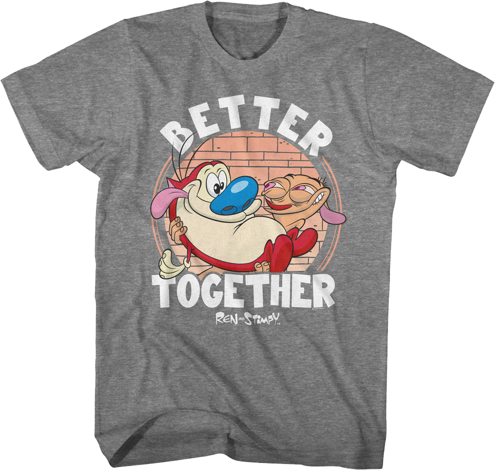Better Together Ren And Stimpy T-Shirt product image 1