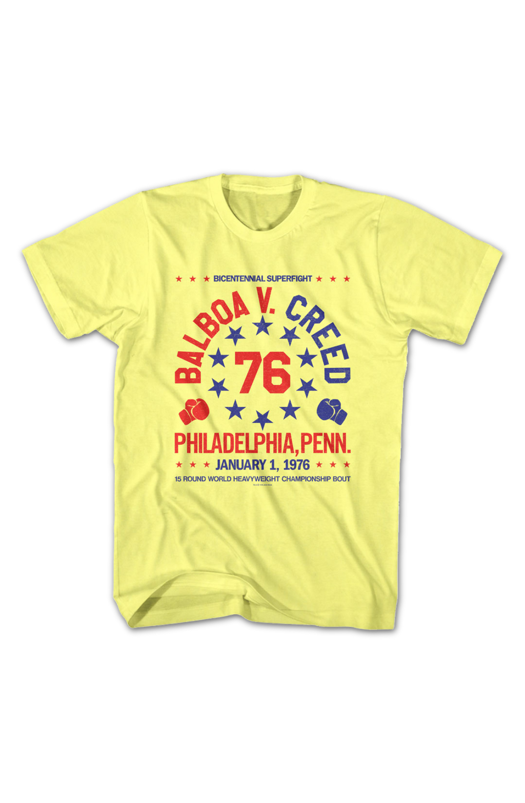 Bicentennial Superfight Balboa V. Creed Rocky T-Shirt product image 2